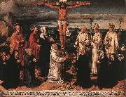 Christ on the Cross with Carthusian Saints WOENSAM VON WORMS, Anton
